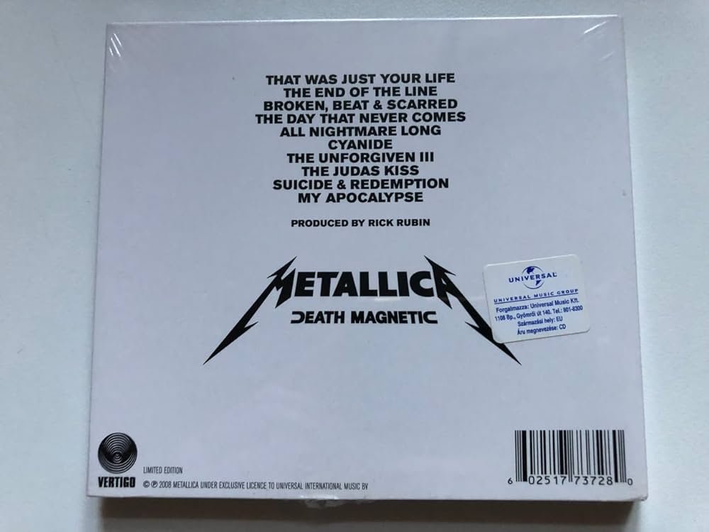 LLICA DEATH MAGNETIC 絶版品　日本限定盤 LLICA DEATH MAGNETIC 絶版品 日本限定盤 METALLICA DEATH